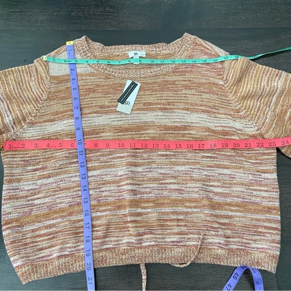 BP. Open Back Tie Sweater in Beige Desert Spacedye NWT - Size 3X - Picture 13 of 13